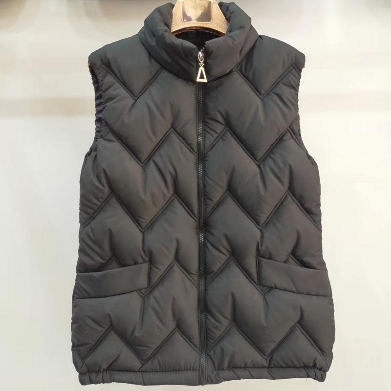 Damen Slim-Fit Leichte Warme Daunen Baumwollweste - Herbst/Winter Weste für Mütter mittleren Alters