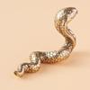 Antigo Bronze Cobra Cobra Miniaturas Estatuetas Esculturas em Cobre Zodíaco Animal Decorações de Mesa Chá Animais de Estimação Enfeites Artesanato em Latão