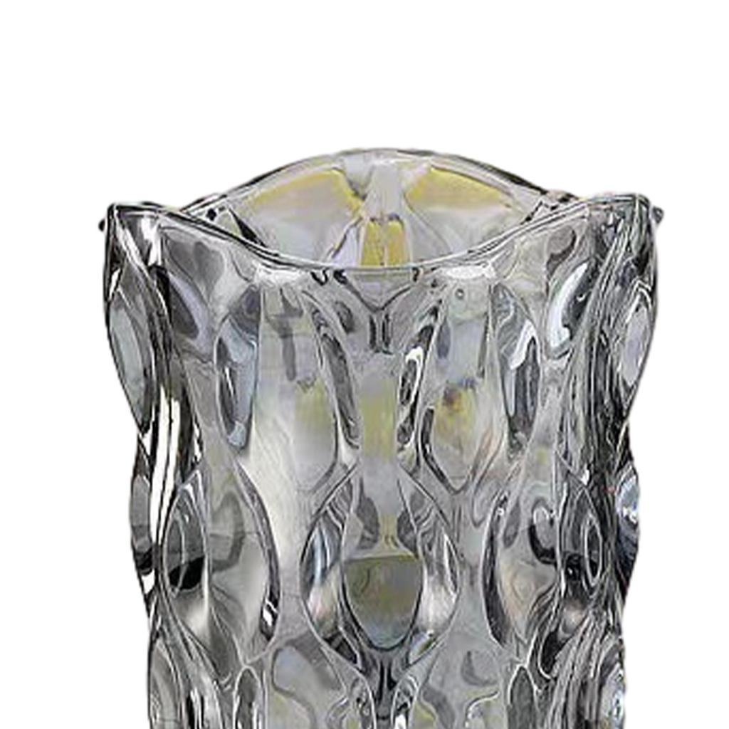 Clear Glass Flower Vase, Thickened Crystal Vase for Decoration