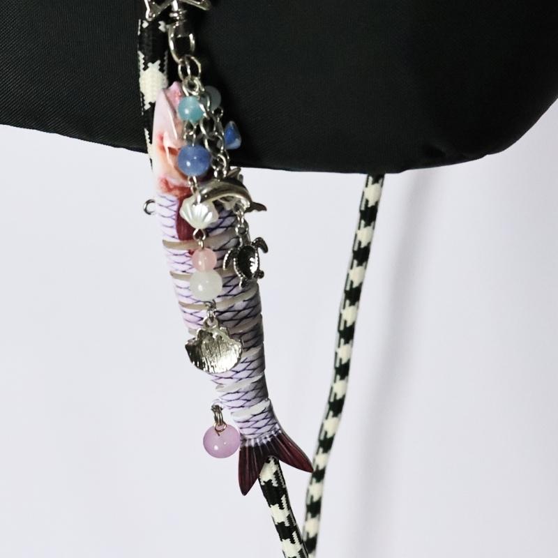 Artificial Fish Baits Keychains Lightweight Phone Lanyard Charm Accessory Unisex Bag Decoration For Outdoor Enthusiasts