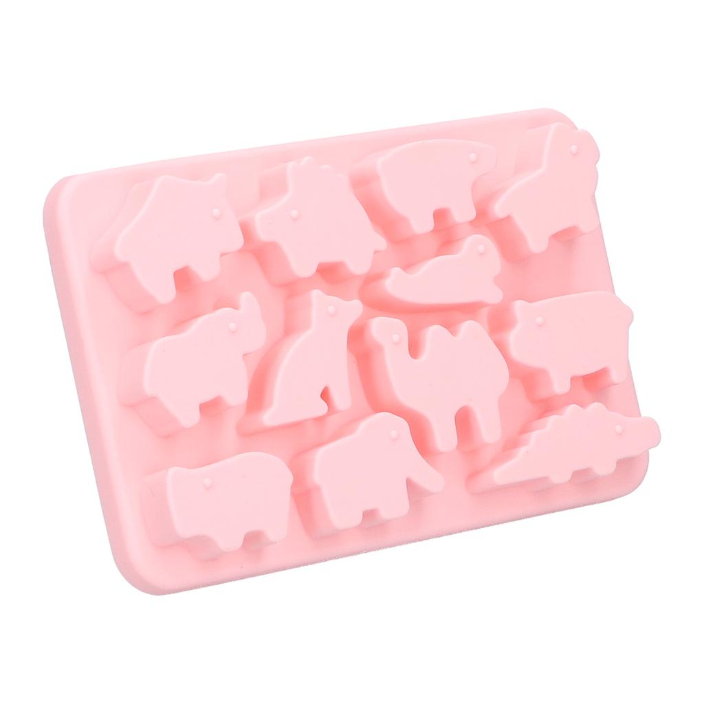 Ice Tray Animal Pattern Ice Cream Bar Mold with Cover for Kitchen Making Tool