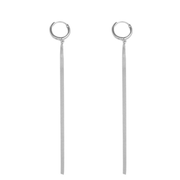 

Роскошные универсальные европейские и американские серьги с высококлассным ощущением серебряный