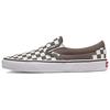 Classic Slip-On Color Theory Checkerboard - Bungee Cord Unisex Sneakers Brown VN000BVZ9JC
