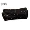 Stars Pencil Case Glitter Star Case, Oxford Cloth Small Pouch Aesthetic for Students with Zipper, Stationary Makeup Cosmetic Bag Girls Boys Minimalist