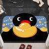 Pingu Penguin Non-Slip Washable Doormat, Stain Absorbent Floor Rug for Entrance Hallway Bathroom Home Decor