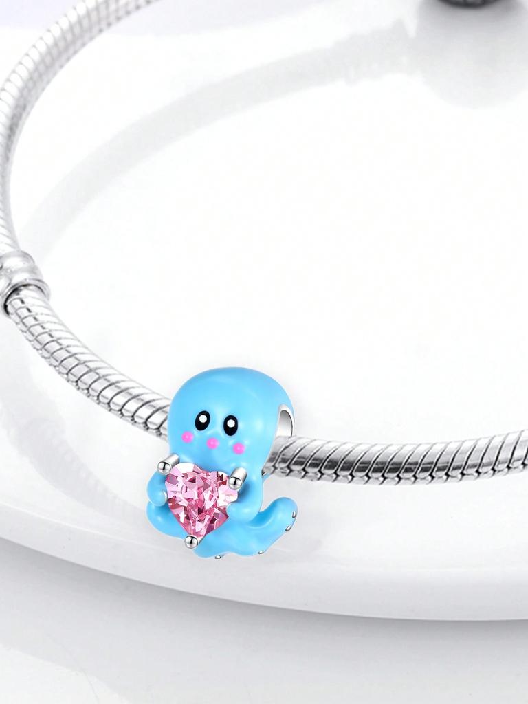 Charms Plata Ocean Octopus Sea Turtle Starfish Beads Copper Plated Fit Charms Original Bracelet For Jewelry Making Diy Charm