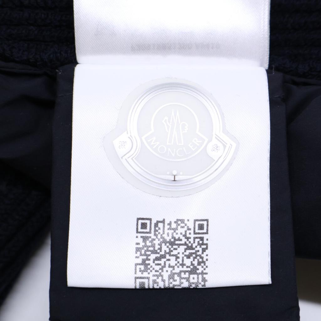 MONCLER F20919B51200 CARDIGAN TRICOT Knit switch down Jacket S NavyUsed