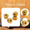 4 M2 Flange Wheel Nuts for 1/30 RC Crawler, Premium Aluminum Alloy Replacement Parts SCX30