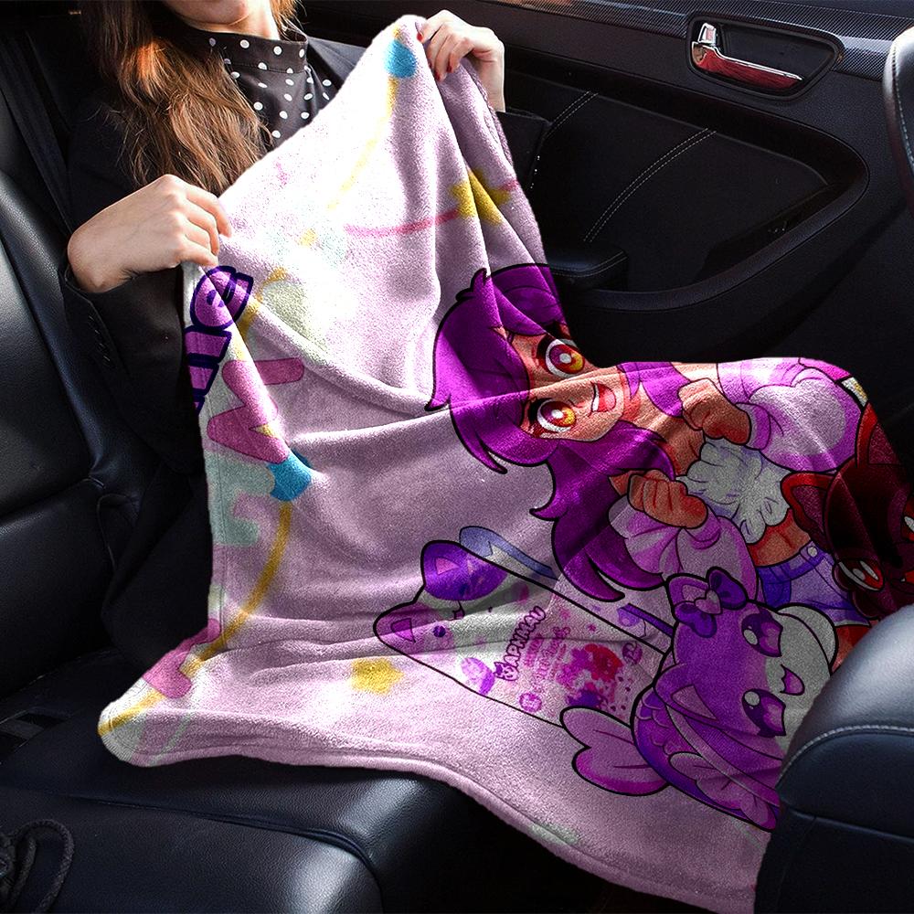 Coperta Stampata a Tema Aphmau con Nome Personalizzato - Perfetta per Divano, Letto, Viaggi e Uso Esterno | Lavabile in Lavatrice, Accogliente e Resistente.