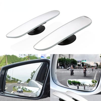 2 uds. Espejo de Punto Ciego para Coche Espejo Retrovisor Automático Espejo de Seguridad para Punto Ciego Rotación 360 Ajustable Gran Angular Convexo