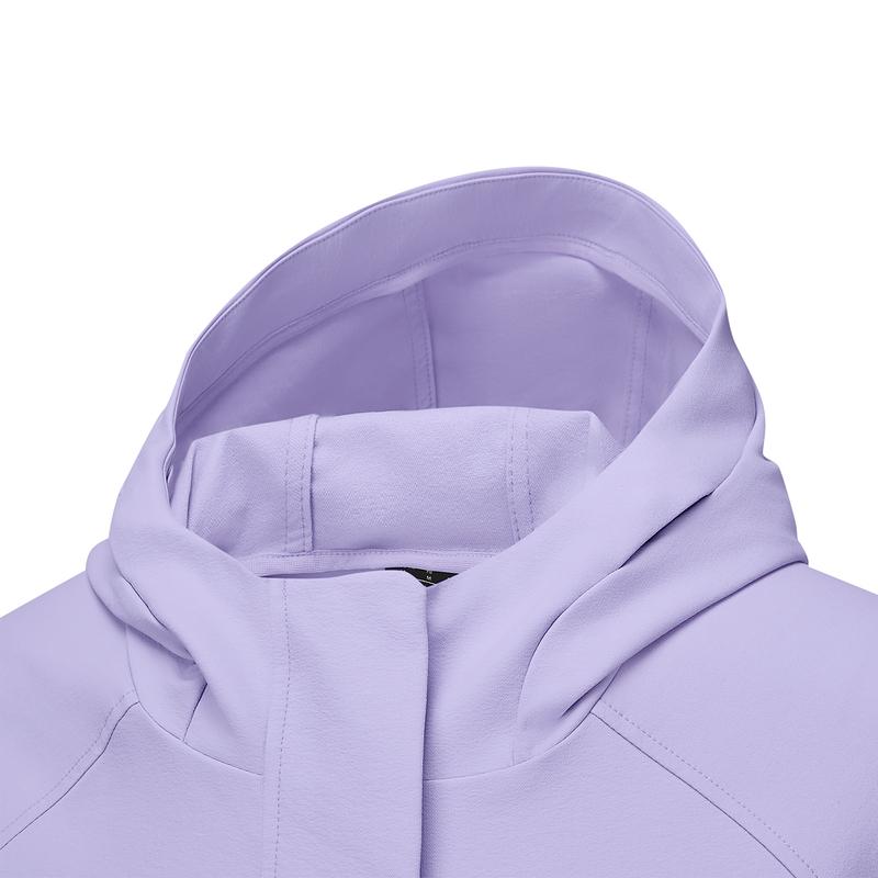 Skechers Outdoor Series Waterproof Breathable Hooded Fashion Jacket Women Jackets P325W013-010Y