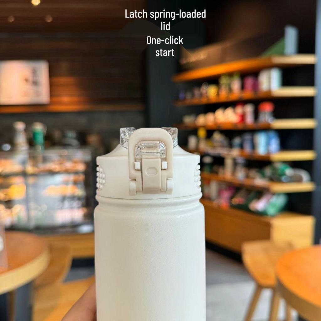 Taisuo Large Capacity Insulated Stainless Steel Sports Water Cup with Straw for Adults