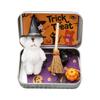 Halloween Teddy Gift Box Halloween Plush Toy Decoration Doll Ornaments, Halloween Gift for Children Gift Supplies