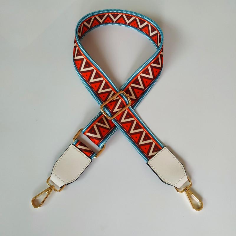 Adjustable Ethnic Style Wide Shoulder Strap for Crossbody Bags