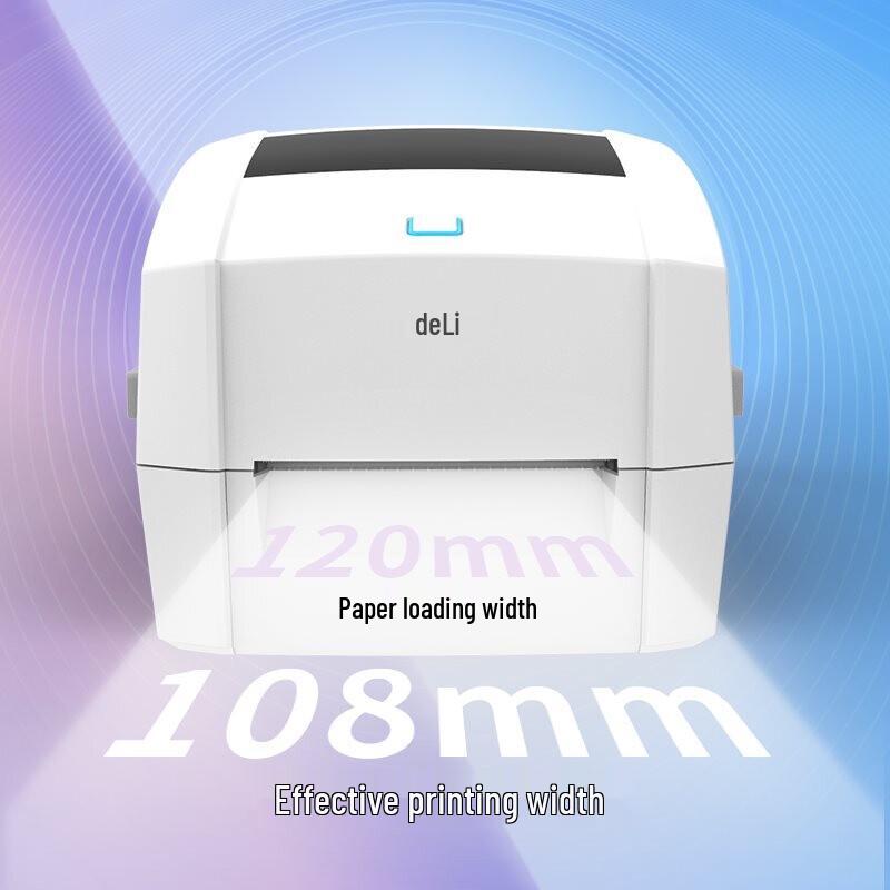 Deli DL-888D USB Thermal Label Printer CN plug (adapter included)