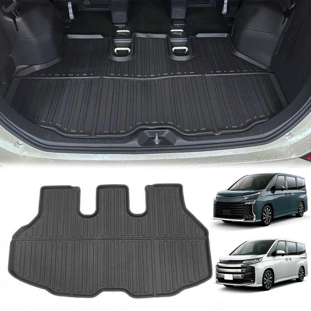 Temiry 90 Series Voxy Luggage Mat, Stain-Resistant, Waterproof, Trunk Mat for Noah, Voxy 90 Series, Non-Slip, Scratch-Resistant, Accessories, Waterpro
