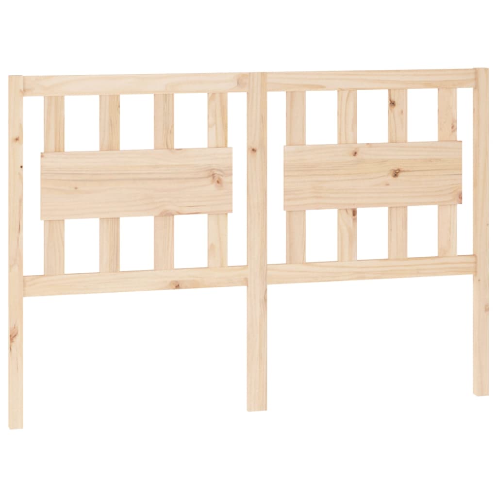 Headboard 125.5 X 4 X 100 Cm Solid Pine Wood