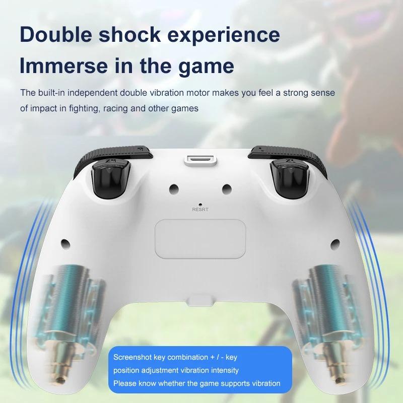 S01 Bluetooth-Compatible Game Controller Wireless Gamepad Met Motor 6-Axis Nintendo Switch Android Pc