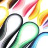 900Pcs Multi-Color Paper Quilling Set 9 Colors Strips per Pack Paper  Gift Bags