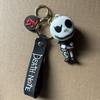 The Nightmare Before Christmas Halloween Jack Sally Oogie Boogie Cartoon PVC Doll Pendant Figure Keychain Pendant Gift