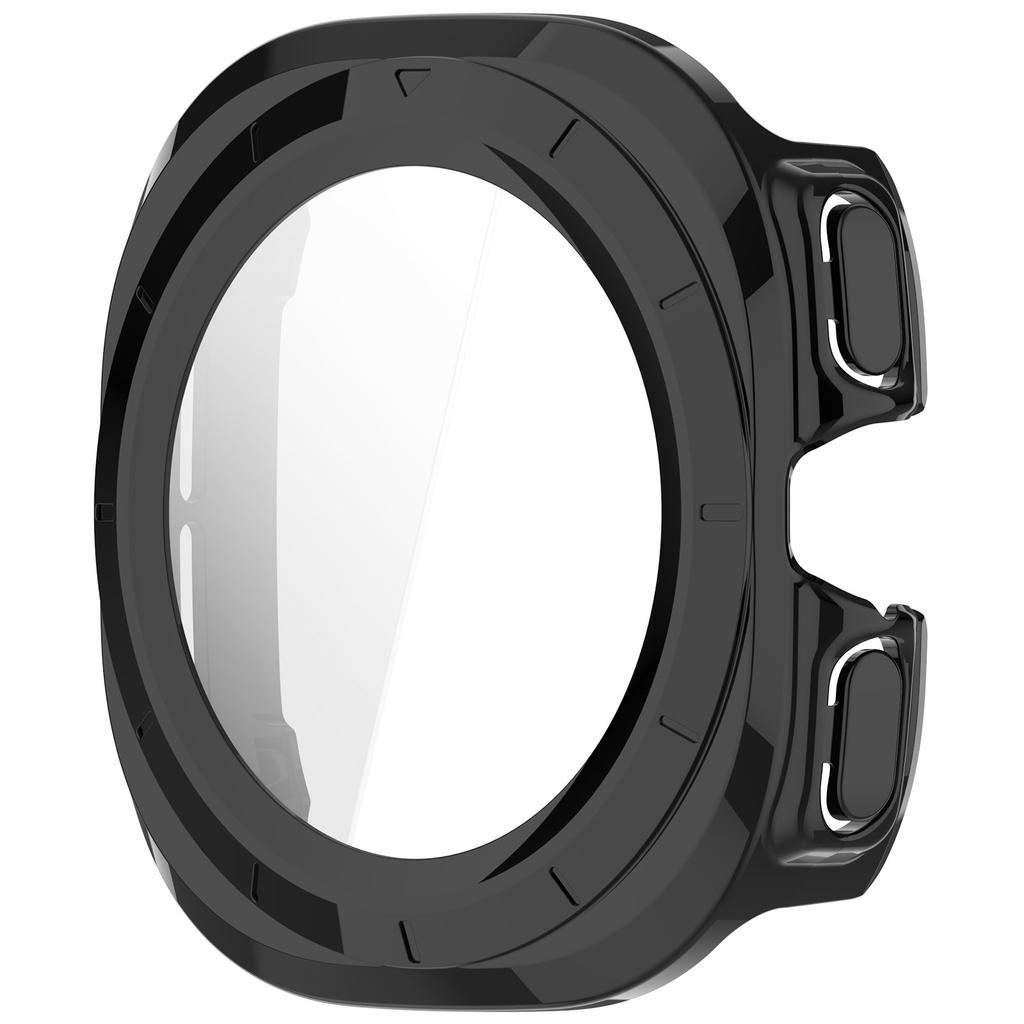 PC Full Protective Case For Samsung Galaxy Watch Ultra 47mm Screen Protector Cover Hard Shell Tempered Glass Cases Film Clear