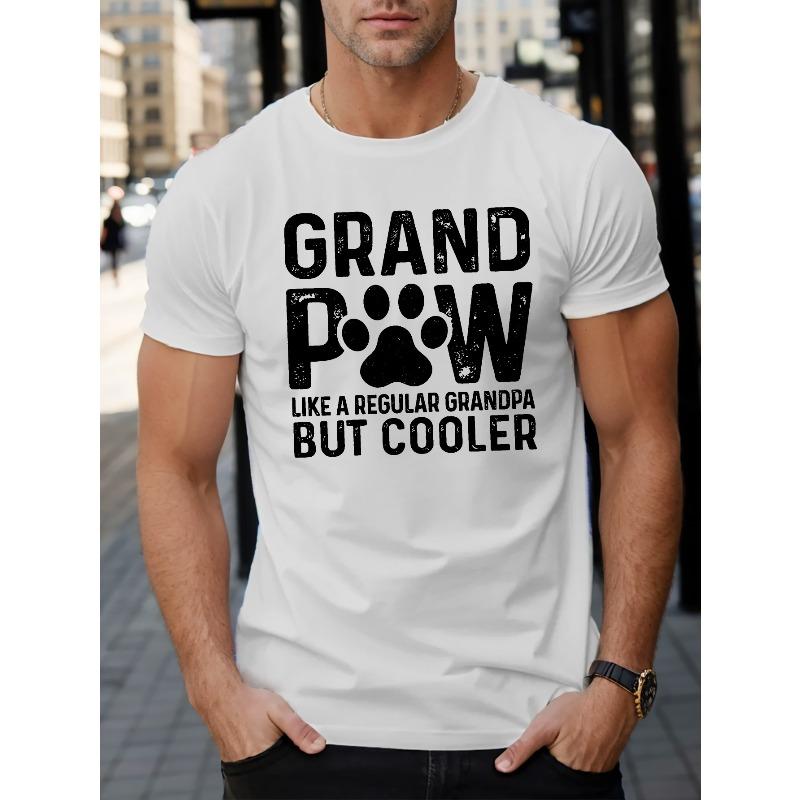 Мужская повседневная футболка с графическим принтом, геометрический узор, круглый вырез, машинная стирка - Идеально для лета S белый