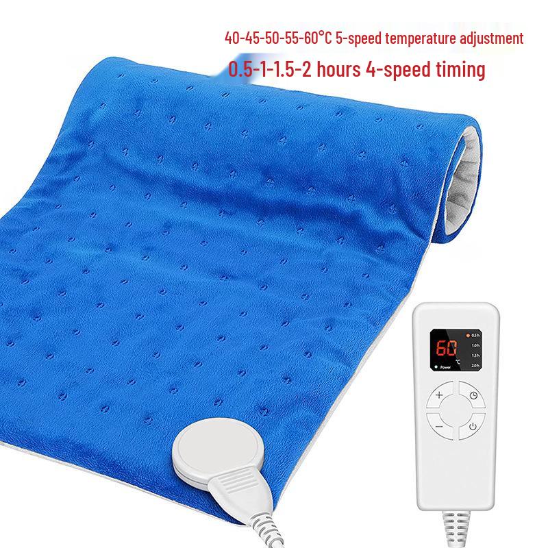 Coperta Elettrica Riscaldante per Fisioterapia: Cuscinetto in Lana Morbida per Riscaldamento Ufficio, Casa, Spalle e Collo