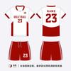 Quick-Dry Volleyball Jersey Team Uniform Adult Training Competition Sports Wear Breathable Synthetic Fabric