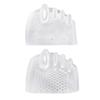 5 Holes Honeycomb Split Toe Cover Front Pad Gel for Women Foot Pad Corrects Hallux Valgus Bigfoot Overlapping Toe Splitter Pad Pain Relief Insole