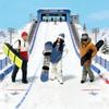 Realistic Skiing People Figure Model 1:64 Scale Hand Painted Miniature Figures for Dioramas Props,Photography Collector