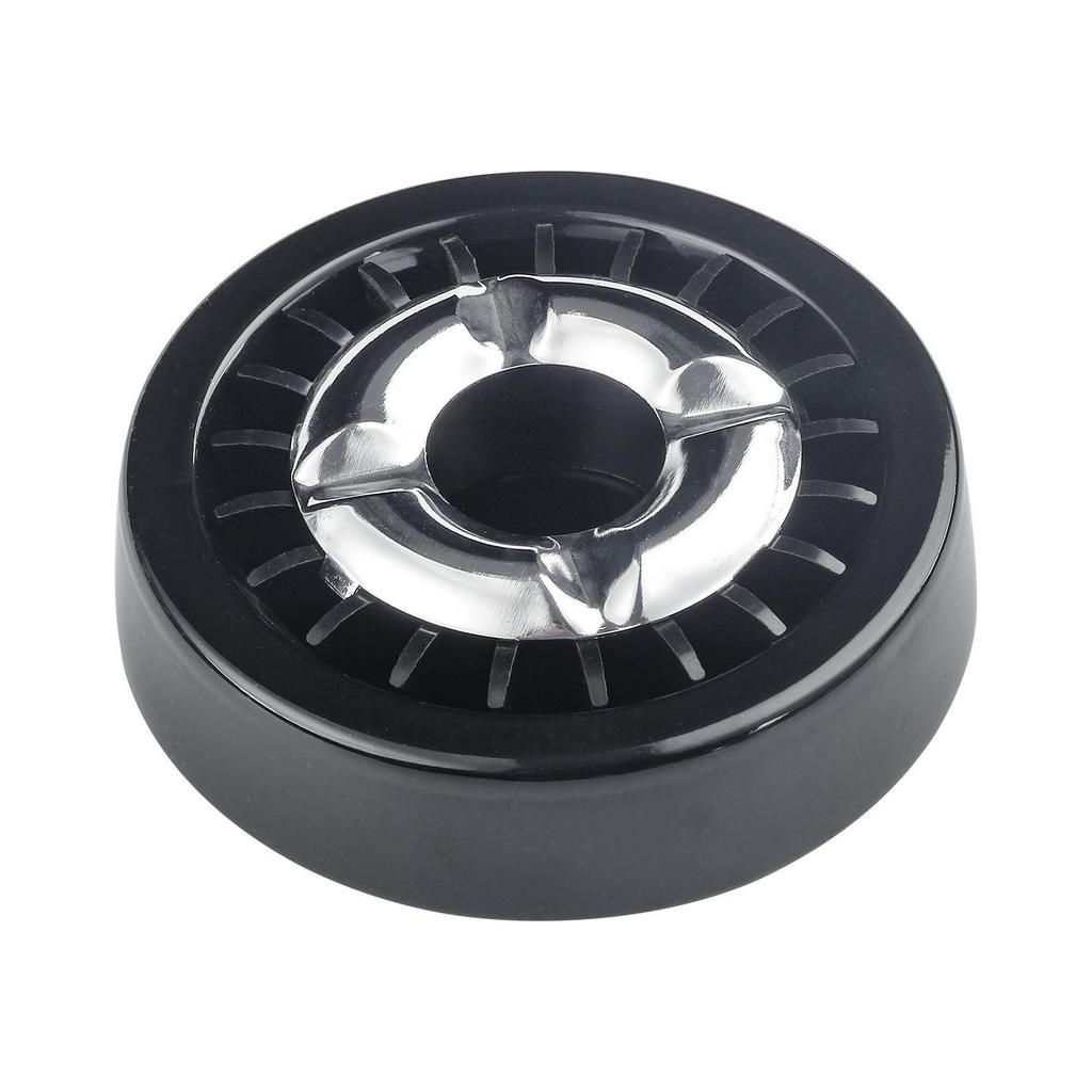 Rotating Stainless Steel Ashtray with Cigarette Extinguisher for Home or Office