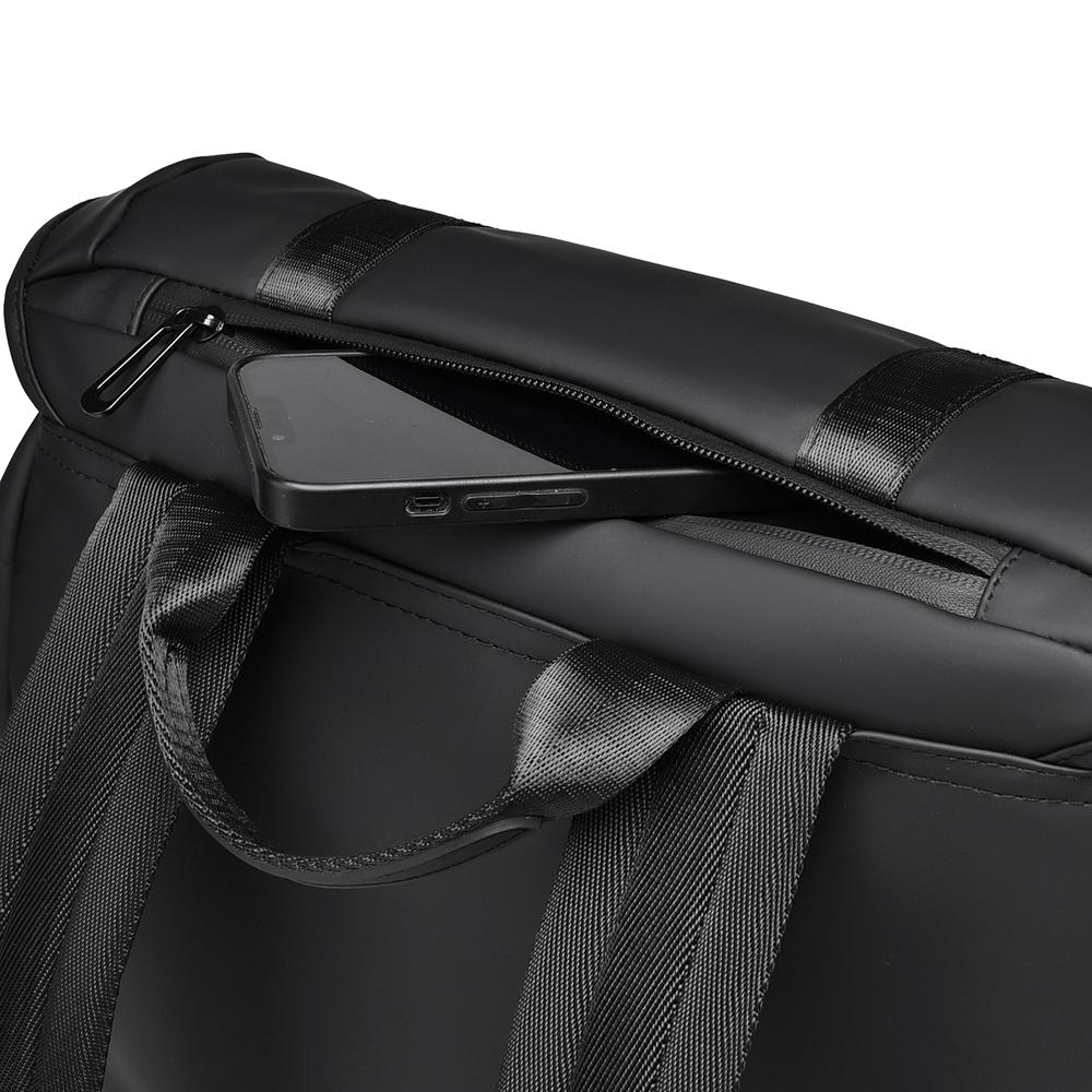 Backpack Men's Solid Color Travel Bag Large Capacity Business Bag