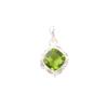 Peridot Gemstone 925 Sterling Silver Jewelry Handcrafted Designer Pendant 1.50" PP-2-6