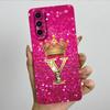 For Samsung Galaxy A37 A57 5G 2025 Crown Initial Letter Couple Phone Case SM-A376B SM-A5760 Soft Silicone Lens Protective Casing