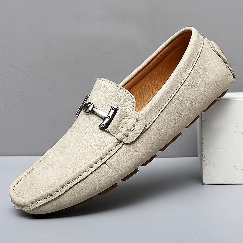 Genuine Leather Shoes Men Comfortable Classic Men's Loafers Zapatos De Hombre Luxury Brand Mens Flat Driving Dress Casual Shoes