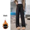 Maternity Wide-Leg Belly Support Pants - Autumn/Winter Fashion, Plus Velvet