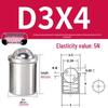 304 Stainless Steel Spring-Loaded Ball Plunger with Limit Screw