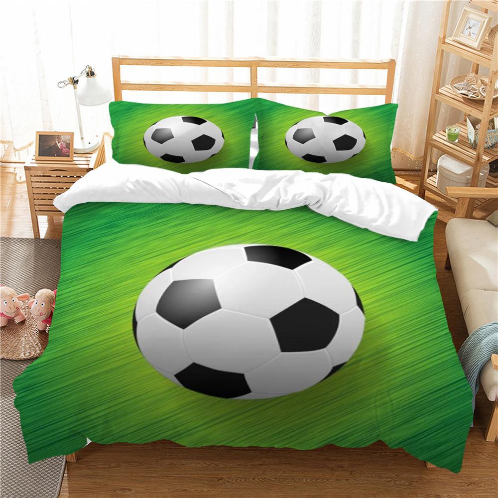 Football Bedding Cover Set with Pillowcase Fashion Cover Teen Children Luxury Home Bed Set Highend Duvet Cover