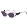2026 Fashion Bow Cat Eye Sunglasses: UV Protection, Trendy & Cute Women's Glasses