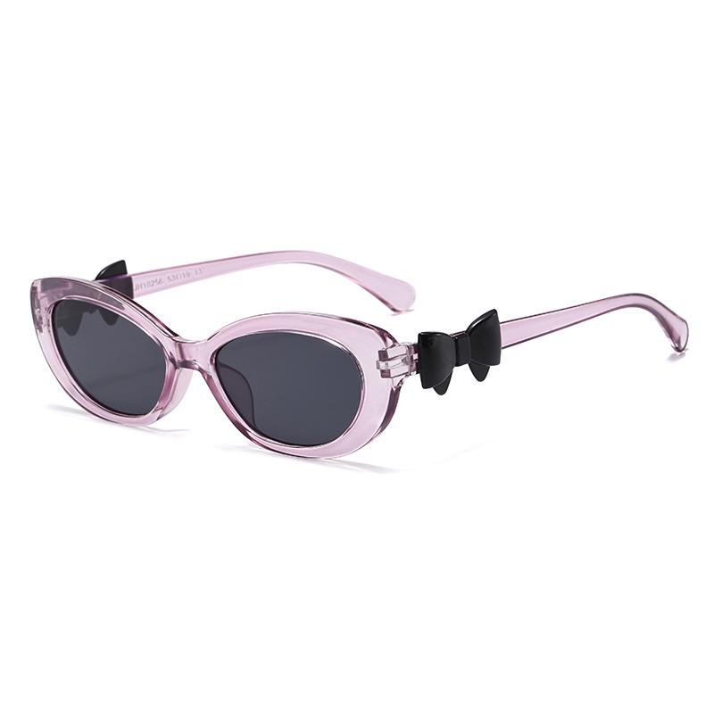 2026 Fashion Bow Cat Eye Sunglasses: UV Protection, Trendy & Cute Women's Glasses