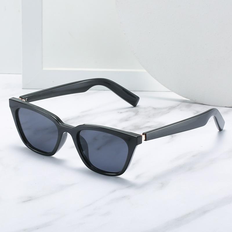 Simple Small Frame Cat Eye Sunglasses Trendy Man, Retro Women With Sunglasses