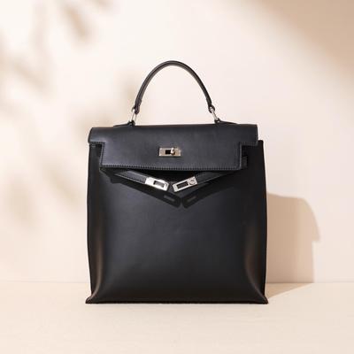 2025 Women's Genuine Leather Cowhide Handbag: Advanced Minimalist, Large-Capacity Commuter Bag