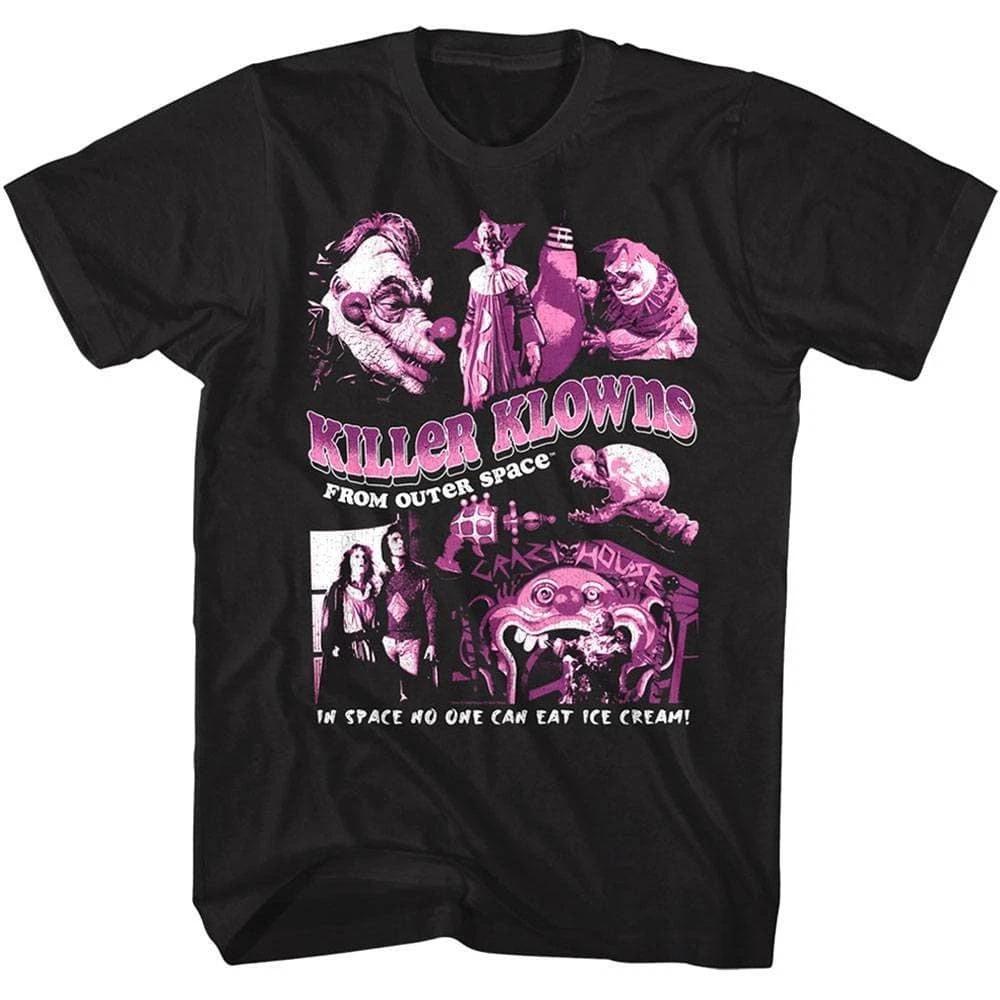 Killer Klowns from Outer Space Collage Men s T Shirt 4XL