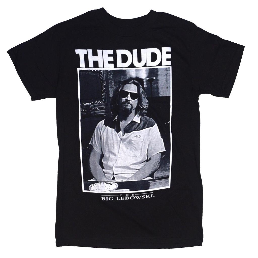 The Big Lebowski The Dude Movie Print Short Sleeve Tshirt Funny Humor Tee Unisex Women Harajuku Vintage Streetwear Summer Tee Tops