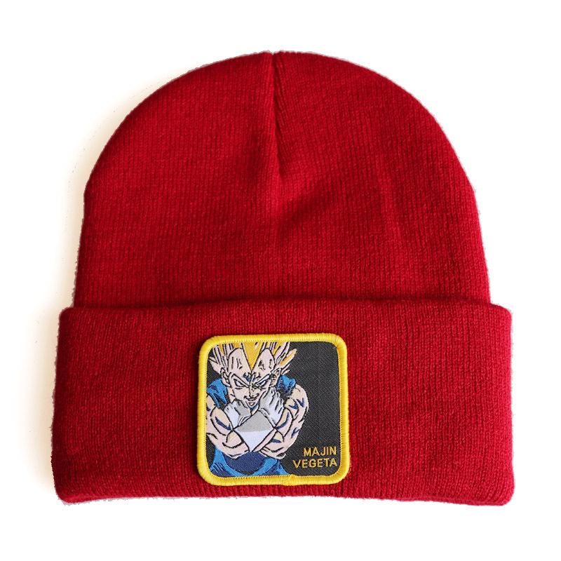 New Anime Cartoon Character Dragon Ball Super Saiyan Knit Hat Beanie Hip Hop Ski Pullover Hat
