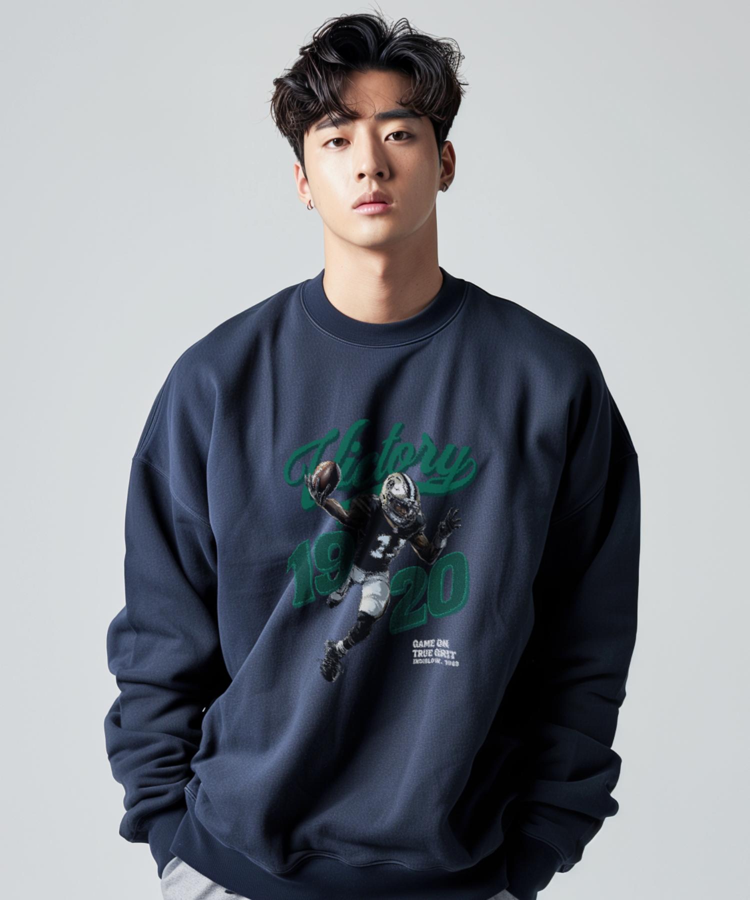 Мужская графическая толстовка Indi Glow Sports Nfl Black/L