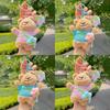 Bear Flower Backpack Plush Keychain With Lightweight Design For Kids Gift