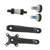 Mountain Bike Crank Arm Set 104 BCD Square Hole Crank Positive Negative Teeth Single Disk 7‑12 Speed Aluminum Alloy