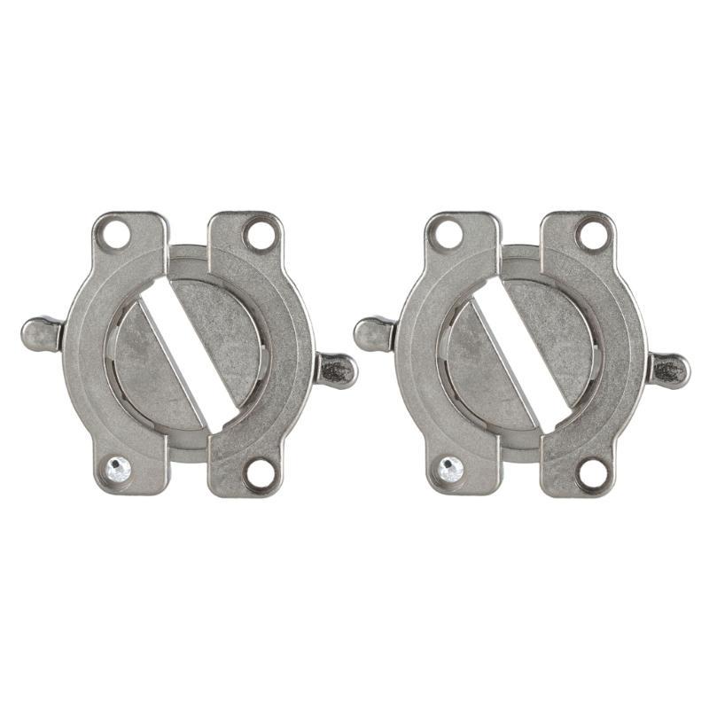 

Pack of 2 Multipurpose Sturdy Zinc Alloy Table Connectors Accessory for Flexible Desktop and Table Extensions Use China Mainland