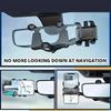 Car Rearview Mirror Phone Holder 360° Retractable Rotatable Cell Phone Holder Clip Phone GPS Support Mobile Phone Mount Stand